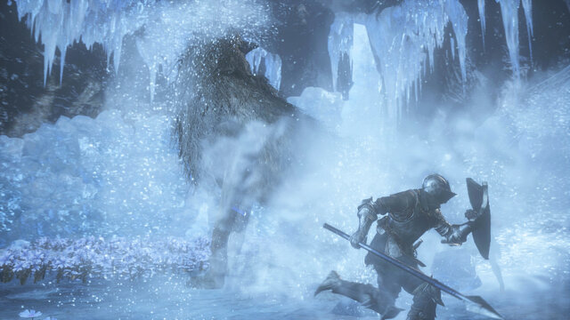 『DARK SOULS III』DLC第1弾「ASHES OF ARIANDEL」プレイ映像公開 ― 雪の中繰り広げられる死闘！