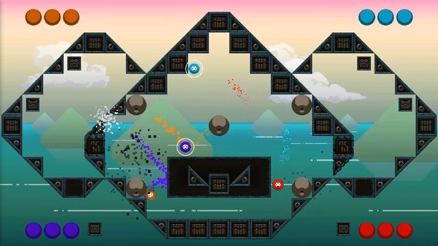 相手を画面からはじき出せ！シンプルな対戦アクション『デ・マンボ』スイッチで配信開始