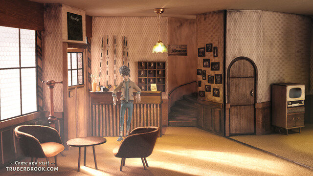 手作りビジュアルが凄い新作ADV『TRUBERBROOK』発表―Kickstarterを開始