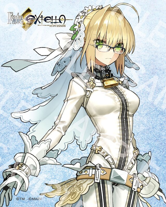 『Fate/EXTELLA』コラボ眼鏡に“ネロ 束縛の花嫁衣裳ver.”と“玉藻の前”が登場！
