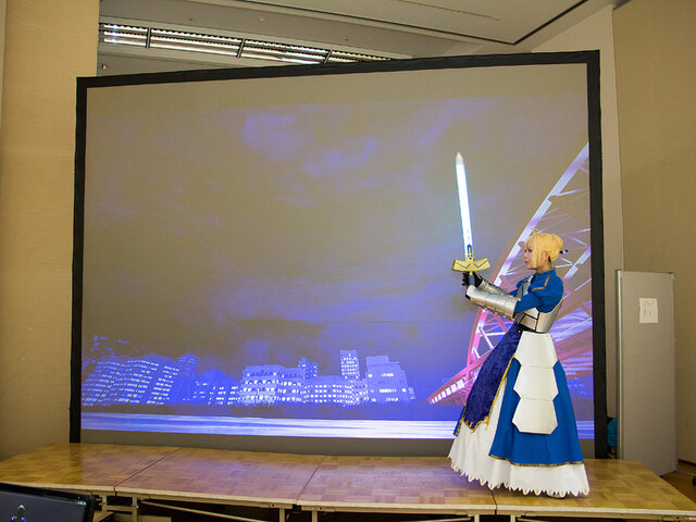 『Fate』セイバーの宝具エクスカリバーが撃てるぞ！「テクノアルタ」のプロジェクションマッピング展示を体験してきた