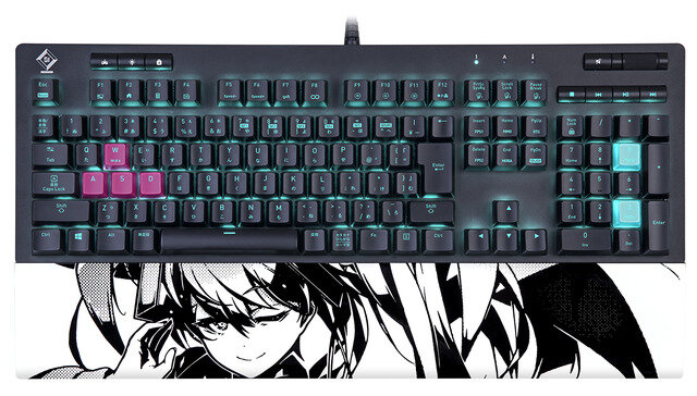 TSUKUMO、初音ミク仕様のゲーミングキーボードとマウスを9月10日発売、「マジカルミライ」で参考出展