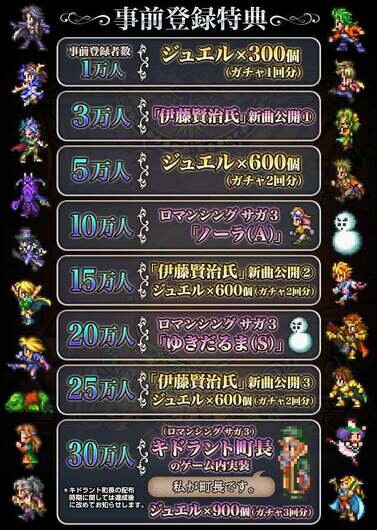 『ロマンシング サガ リ・ユニバース』の事前登録受付がスタート！23年ぶりの新作は『ロマサガ3』から300年後の世界が舞台