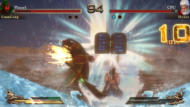 神々がぶつかり合う格闘ゲーム『Fight of Gods』のスイッチ版が日本限定で発売！