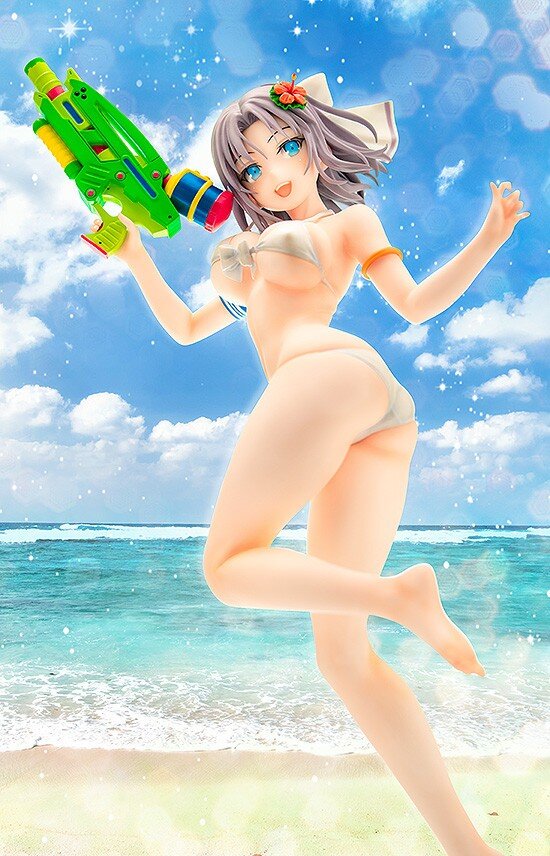 『閃乱カグラ PEACH BEACH SPLASH』より「雪泉」がフィギュア化―白いビキニ姿が眩しい！