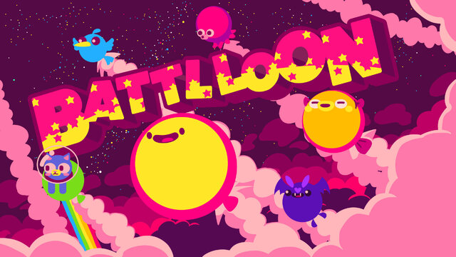 スイッチ/Steam『BATTLLOON ‐ バトルーン』配信開始─風船になってぶつかり合う、ゆるふわ対戦アクション