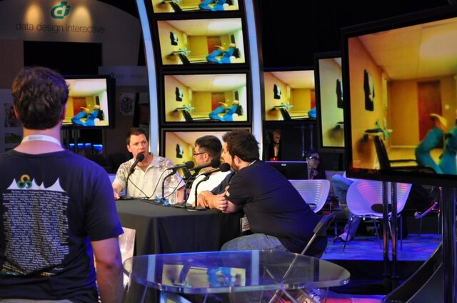 【E3 2009】みんな頑張ってました。GameSpot、G4、IGN メディアブース