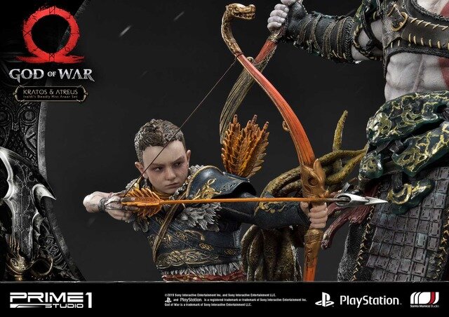 『ゴッド・オブ・ウォー』クレイトス&アトレウスの1/4ハイエンドフィギュアが予約受け付け開始―イーヴァルディの薄霧の装備一式も付属