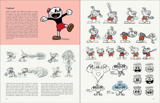 『Cuphead』の制作過程が垣間見れるアートブック「The Art of Cuphead」の一部が披露