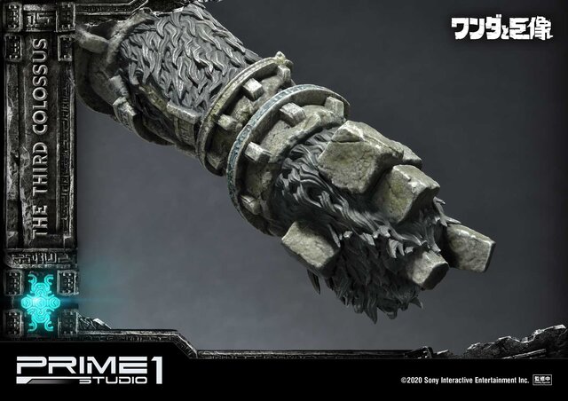 『ワンダと巨像』の「第3の巨像」を圧倒的なクオリティで立体化！石造りの外装や毛まで徹底的に再現─振り下ろされた石刀の上には彼の姿が…