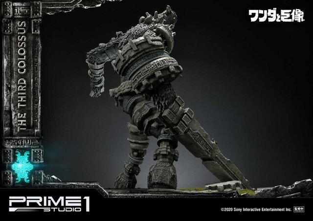 『ワンダと巨像』の「第3の巨像」を圧倒的なクオリティで立体化！石造りの外装や毛まで徹底的に再現─振り下ろされた石刀の上には彼の姿が…